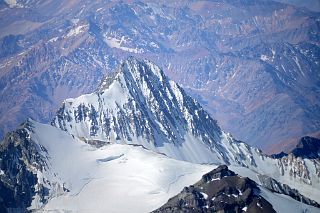 17 Cerro Reichert, La Mano And Cerro Link Close Up From Aconcagua Camp 3 Colera